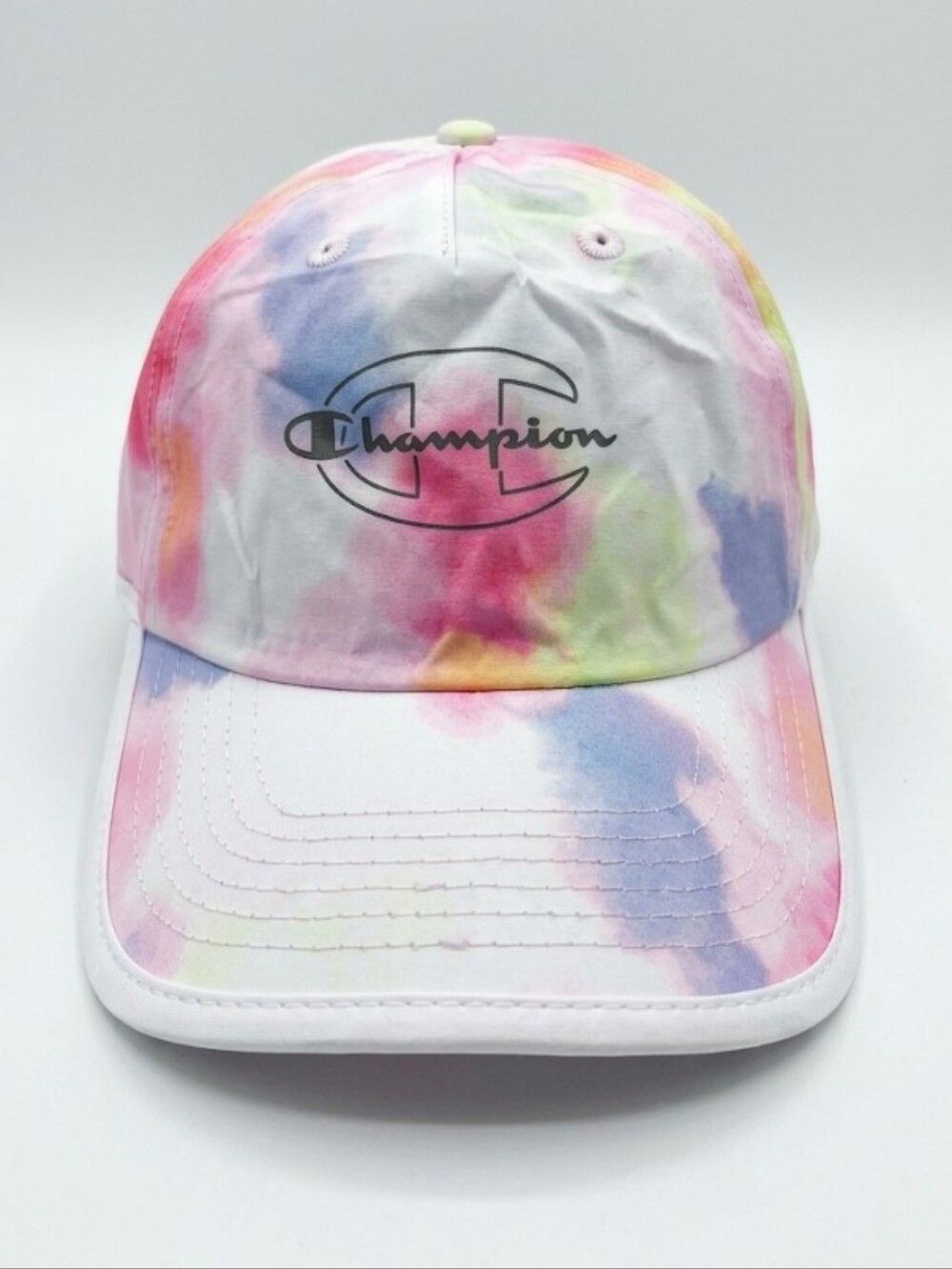 Champion Pastel Tie-Dye Baseball Cap / Strapback Hat - OSFA